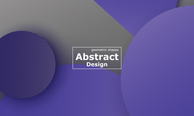 Obraz premium Geometric background. Material design.