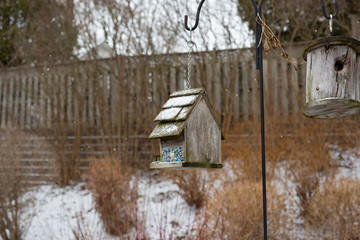 Rustic Wooden Birdhouse 