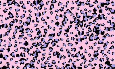 Leopard print design. Animal skin pattern.