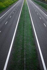Obraz premium Road, A long straight road, 