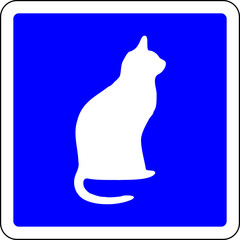Cats allowed sign