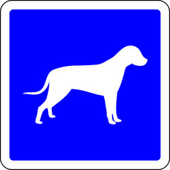 Dogs allowed sign