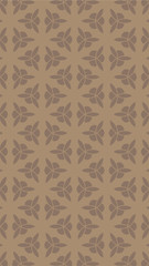 Ornate geometric pattern and two-tone abstract background