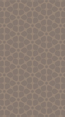Ornate geometric pattern and two-tone abstract background