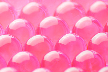 pink hydrogel balls