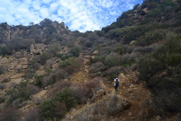 Obraz premium Sentiero sul Monte Ferru