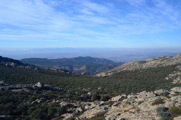 Fototapeta na wymiar Vista del Monte Tratzalis