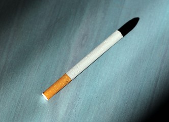 cigarettes on white background 