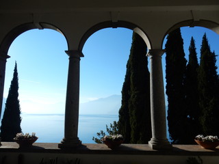 a villa in Varenna, Lake Como, Lombardy, Italy