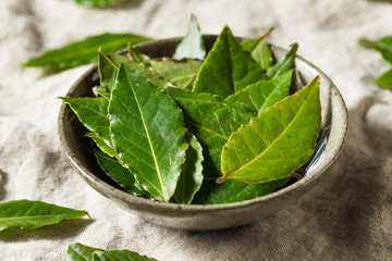 Raw Green Organic Bay Leaves