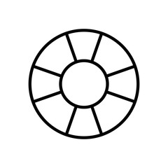 Obraz premium safety swim line icon