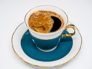 Vintage retro coffee cup
