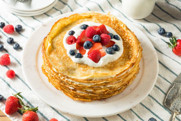 Sweet Homemade Layed Crepe Cake