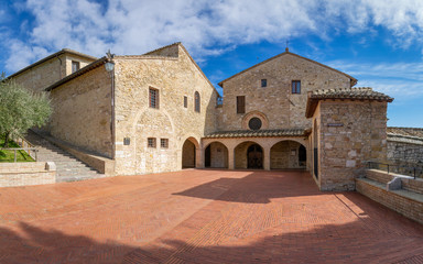 Fototapeta na wymiar The monastery San Damiano, Assisi, Umbria, Italy