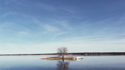 lake and sky