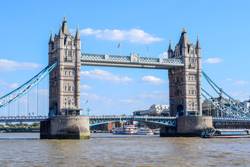 Fototapeta na wymiar London Tower Bridge in Summer
