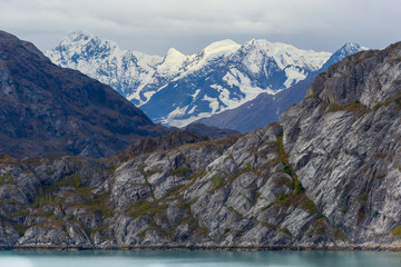 Cruising around Tracy Arm Fjord to the Tracy to visit the Sawyer glaciers. 