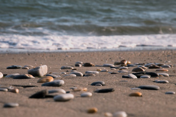  Stones on the seashore