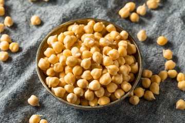 Raw Organic Garbanzo Bean Chickpeas