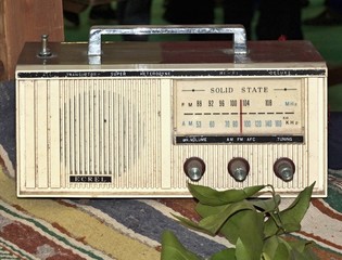 Vintage radio from the 70's