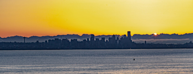 Seattle sunrise