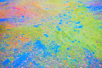 Abstract image with color dust