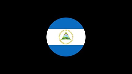 NICARAGUA NATIONAL FLAG POSTER Brand New 1218
