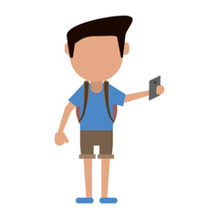 Tourist man avatar