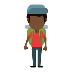 Tourist man avatar