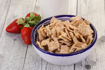 Wheat flakes for breakfast