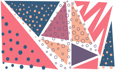 Obraz premium Trendy abstract pattern on a light background color texture