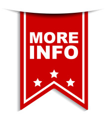 red vector banner more info