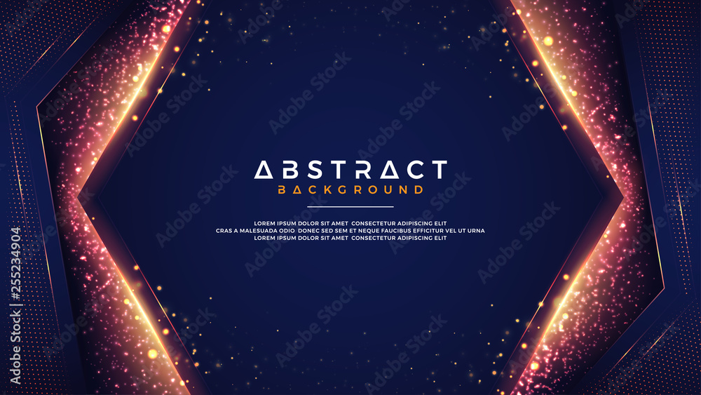 Poster abstract background with a combination of blur bokeh effects. abstract glowing particle background. 