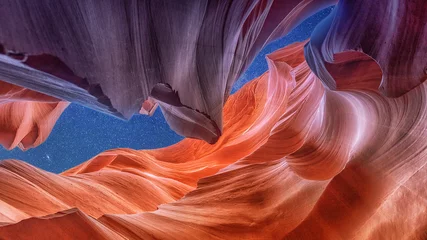 Rolgordijnen Famous Antelope Canyon, Arizona, USA © emotionpicture