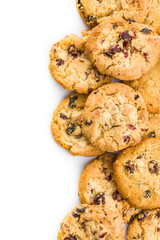 Sweet cookies with raisins.