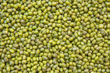 Mung bean or Green bean background