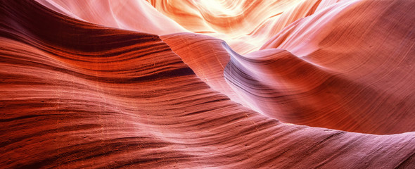 Scenic abstract waves in the famous Canyon Antelope near Page, Arizona, USA © emotionpicture