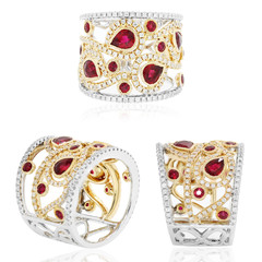 ring diamonds  jewelry with  and gemstone emerald ruby and Sapphire