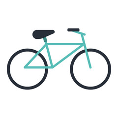 Fototapeta premium Bicycle sport vehicle symbol