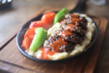 meatballs and meat dish