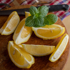 Limons and mint