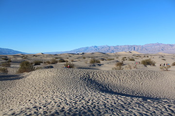 Fototapeta na wymiar hiking in the desert