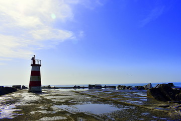 Obraz premium Farol da Póvoa de Varzim
