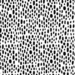 Hand drawn Animal Skin style vector seamless pattern. Abstract background. Great for fabric, textile, wrapping paper. Vector Illustration. 