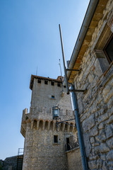 Tower of the fortress known as Guaita or Rocca in San Marino