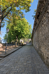 Walls of the fortress of the city of San Marino