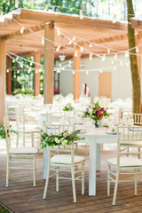 table setting,and flower compositions