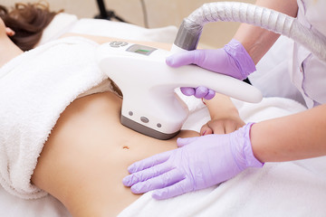 Body Care. Woman is in the process at the clinic lipomassage © Maksymiv Iurii