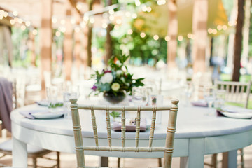 table setting,and flower compositions