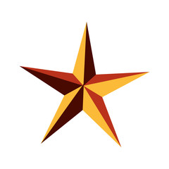 Obraz premium gold star award